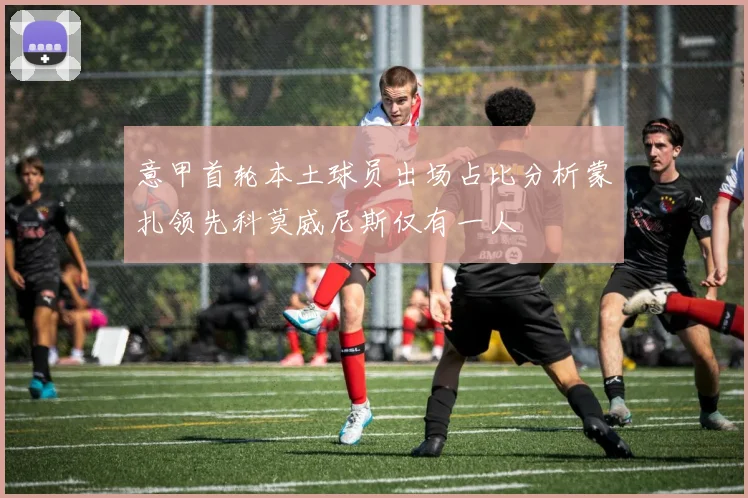 意甲首轮本土球员出场占比分析蒙扎领先科莫威尼斯仅有一人